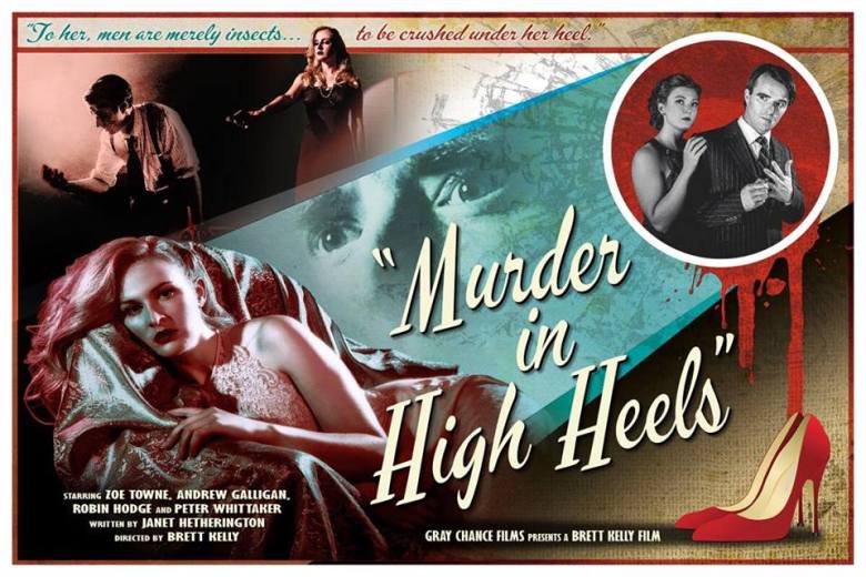 murder in high heels lobby